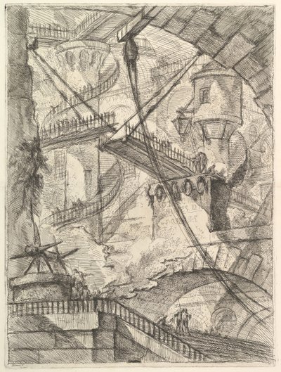 Die Zugbrücke, aus Carceri d