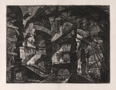 Der gotische Bogen, Platte 14 aus Carceri d von Giovanni Battista Piranesi