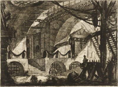 Das Sägepferd von Giovanni Battista Piranesi