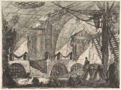 Der Sägebock, aus Carceri d