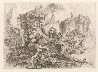 Das Grabmal von Nero, aus Grotteschi (Grotesken) von Giovanni Battista Piranesi