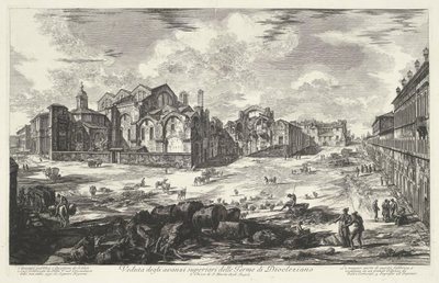 Thermen des Diokletian in Rom von Giovanni Battista Piranesi