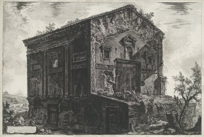 Grabmal von Aspasia Annia Regilla in Rom von Giovanni Battista Piranesi