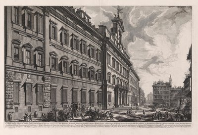 Veduta della Gran Curia Innocenziana von Giovanni Battista Piranesi