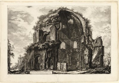 Ansicht des achteckigen Tempels der Minerva Medica, aus Ansichten von Rom von Giovanni Battista Piranesi