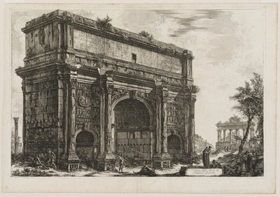 Ansicht des Septimius Severus von Giovanni Battista Piranesi