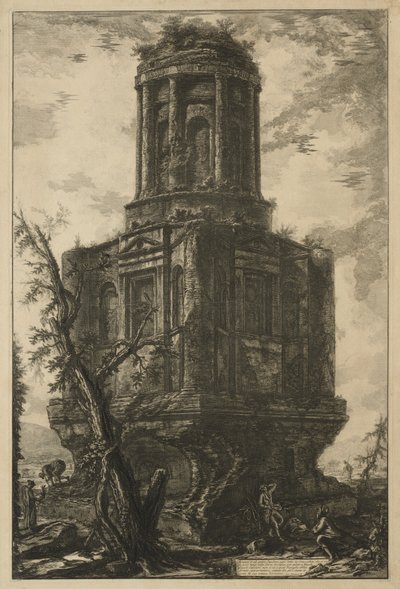 Ansichten von Rom: Das Grab, genannt La Connocchia von Giovanni Battista Piranesi