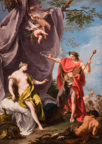 Bacchus und Ariadne, ca. 1730/32 von Giovanni Battista Pittoni