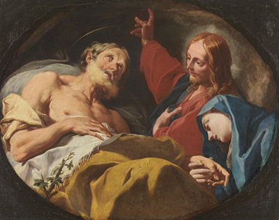Der Tod des hl. Joseph von Giovanni Battista Pittoni