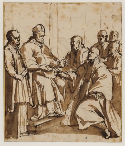 Papst Paul V. erlässt die Bulle "Universi agri domini" von 1612 von Giovanni Battista Ricci