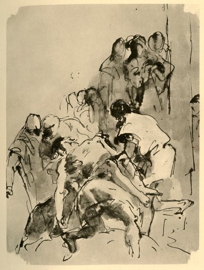 Kreuzabnahme, Mitte 18. Jahrhundert, 1928 von Giovanni Battista Tiepolo