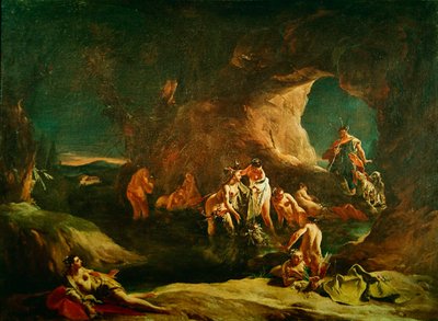 Diana und Acteon, um 1720-21 von Giovanni Battista Tiepolo