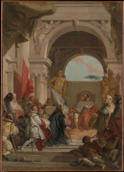 Die Investitur von Bischof Harold als Herzog von Franken von Giovanni Battista Tiepolo