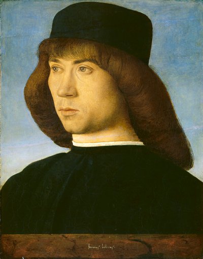 Porträt eines jungen Mannes von Giovanni Bellini