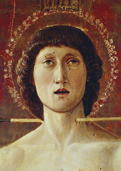 Triptychon des Heiligen Sebastian. Zentrales Panel von Giovanni Bellini
