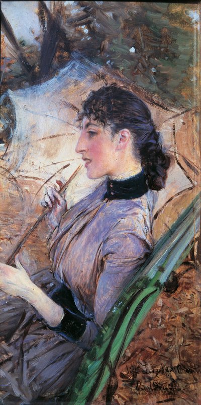 Florenz, Profil von Alaide Banti von Giovanni Boldini