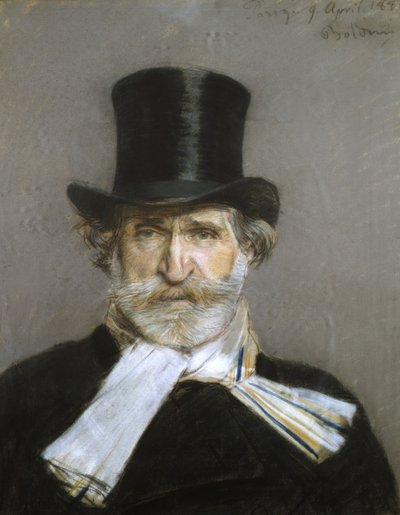 Porträt von Giuseppe Verdi, 1880er von Giovanni Boldini