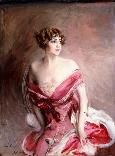 Porträt von Mlle. de Gillespie, La Dame de Biarritz, 1912 von Giovanni Boldini