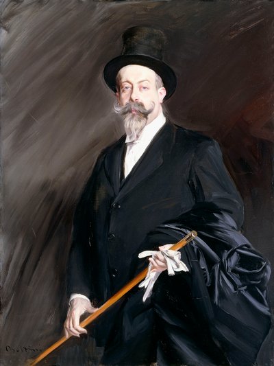 Porträt von Willy, dem Schriftsteller, Henri Gauthier-Villars von Giovanni Boldini