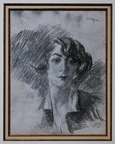 Porträt einer Dame von Giovanni Boldini