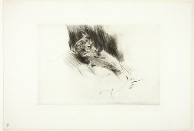 Whistler schläft von Giovanni Boldini