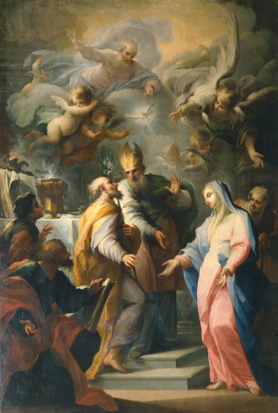 Die Hochzeit der Jungfrau Maria von Giovanni Camillo Sagrestani