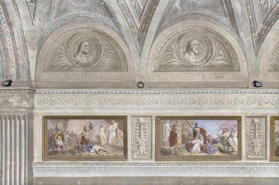 Enthauptung des Heiligen Jakobus und das Martyrium des Heiligen Simon und des Heiligen Judas Thaddäus von Giovanni Chiarini