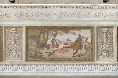 Kreuzigung des heiligen Philippus, aus Geschichten von Christus von Giovanni Chiarini