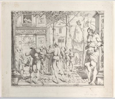 Das Martyrium des Heiligen Christophorus, Secondo Quadro, 1776 von Giovanni David