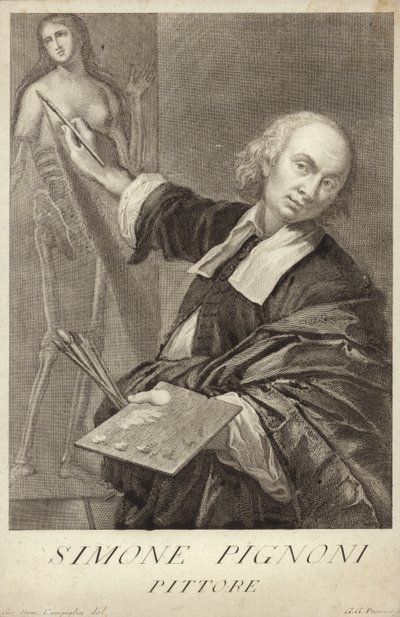 Simone Pignoni, italienischer Maler von Giovanni Domenico Campiglia