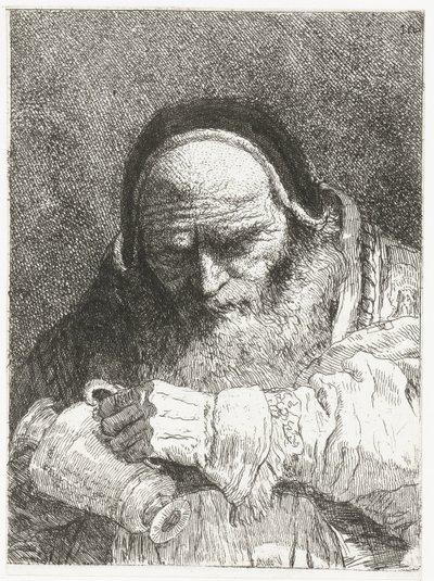 Papst mit Krug von Giovanni Domenico Tiepolo