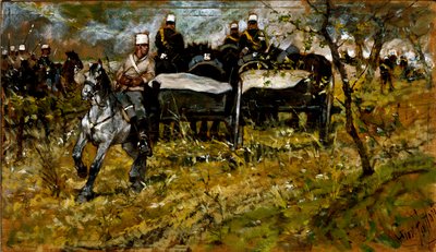 Artilleriemanöver von Giovanni Fattori