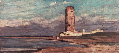 Der Turm von Marzocco, oder Roter Turm von Giovanni Fattori