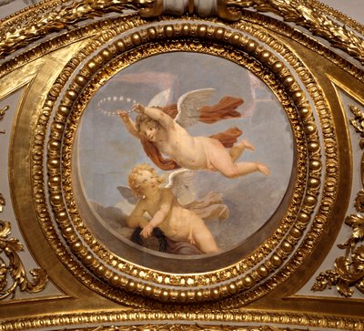 Liebe, Gemälde von Giovanni Romanelli von Giovanni Francesco Romanelli