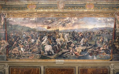 Die Schlacht an der Milvischen Brücke von Giovanni Francesco (c.1488 1528) Penni