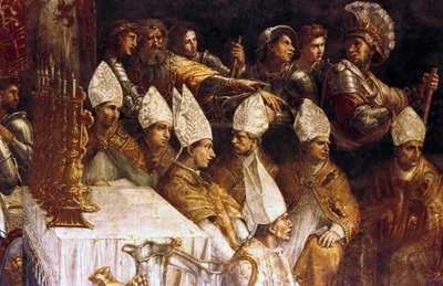Die Krönung Karls des Großen von Giovanni Francesco (c.1488 1528) Penni