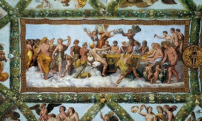 Die Hochzeit von Amor und Psyche von Giovanni Francesco Penni
