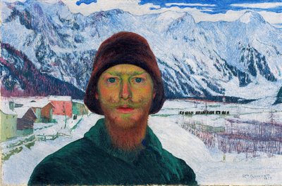 Selbstporträt, 1899 von Giovanni Giacometti
