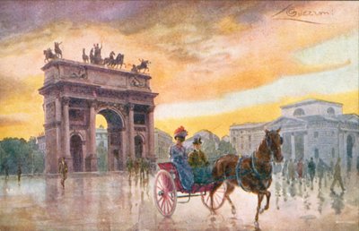 Mailand: Arco della Pace von Giovanni Guerzoni