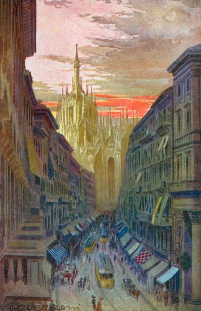 Mailand: Corso Vittorio Emanuele II von Giovanni Guerzoni