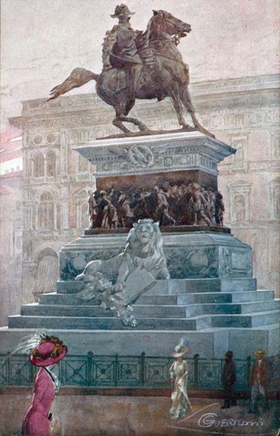 Mailand: Monumento a Vittorio Emanuele II von Giovanni Guerzoni
