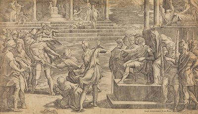 Das Martyrium von St. Peter und St. Paul, ca. 1527 von Giovanni Jacopo Caraglio