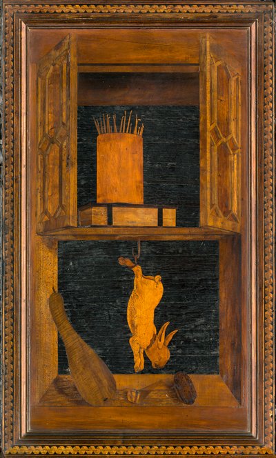 Lignaeanischer Kanonischer Chor, eingelegt von Giovanni Maria Platina 1484, Oberer Stand von Giovanni Maria Platina