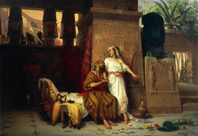 Abraham und Sarah am Hof der Pharaonen von Giovanni Muzzioli