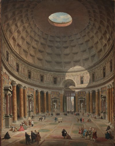 Innenraum des Pantheon, Rom, 1747 von Giovanni Paolo Pannini