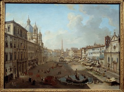 Piazza Navona in Rom von Giovanni Paolo Pannini