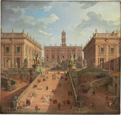 Blick auf das Kapitol, Rom, 1750 von Giovanni Paolo Pannini
