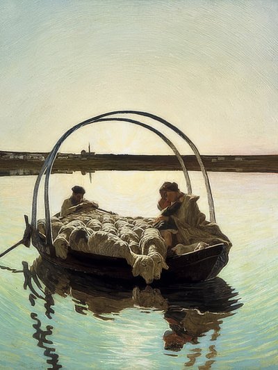Ave Maria bei der Überfahrt von Giovanni Segantini