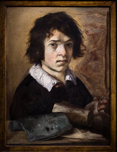 Porträt eines jungen Zeichners von Giovanni Serodine