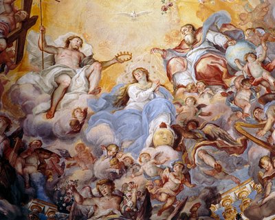 Krönung der Jungfrau, 1725 von Giovanni Tuccari